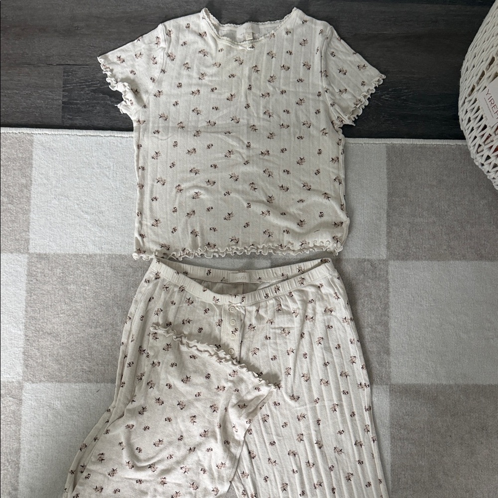 Nuuds Pointelle PJ Set